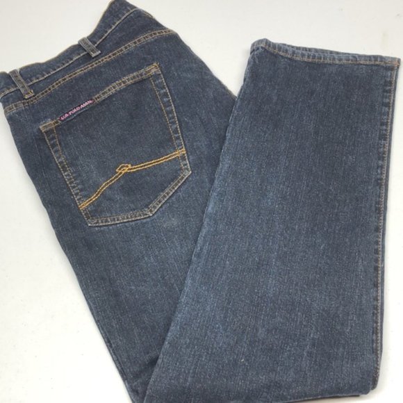 VINTAGE MENS US POLO ASSN STRAIGHT JEANS 40x32 LIKE NEW 😎 - Picture 3 of 12